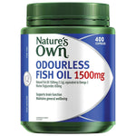 Nature's Own Odourless Fish Oil 1500mg 400 Capsules Exclusive