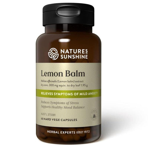 Nature's Sunshine Lemon Balm 60 Vege Capsules