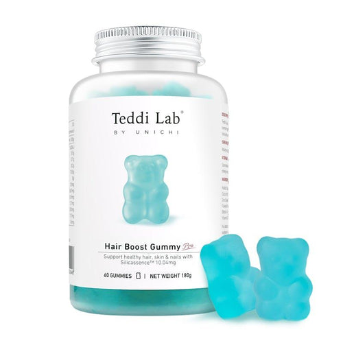 Teddi Lab by Unichi Hair Boost Gummy PRO 60s with Biotin for Hair, Skin & Nails Pack