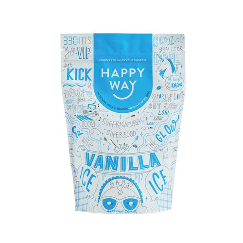 Happy Way Vanilla Whey Protein Powder 500g