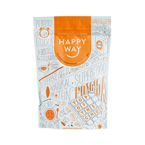 Happy Way Top Of The Choc Whey Protein Powder 500g