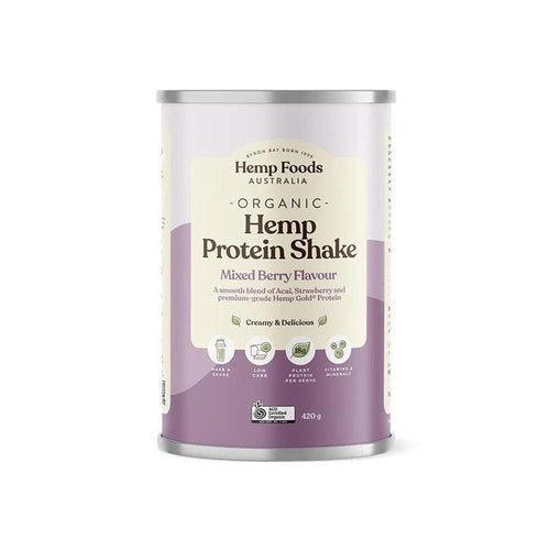 Hemp Foods Australia Organic Hemp Protein Mixed Berry 420g