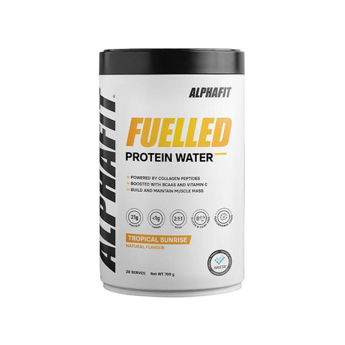 ALPHAFIT Fuelled Protein Water 700g Tropical Sunrise