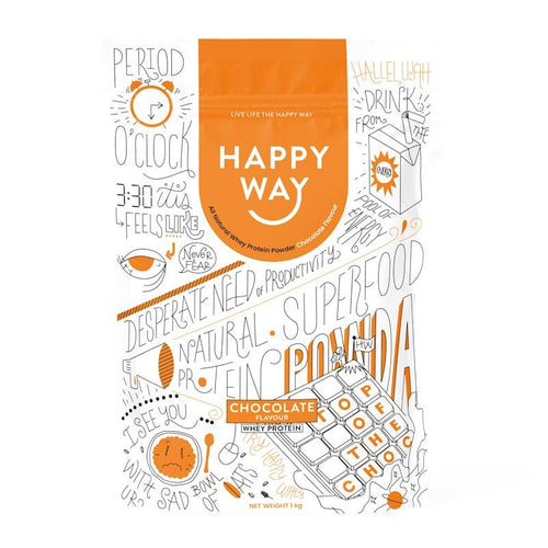 Happy Way Top Of The Choc Whey Protein Powder 1kg