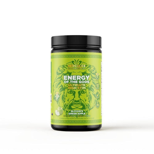 Hercules Supplements - Energy of The Gods - Ultimate High Stim Pre Workout Glycon's Apple