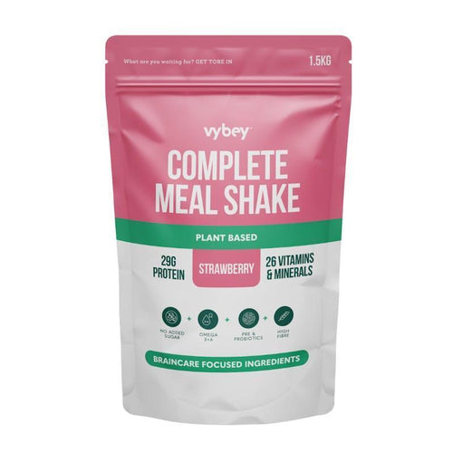vybey Complete Meal Replacement Shake Strawberry 1.5Kg
