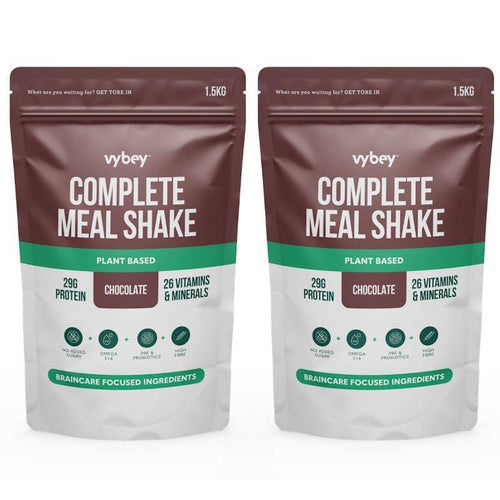 vybey Complete Meal Replacement Shake Chocolate 1.5Kg x 2