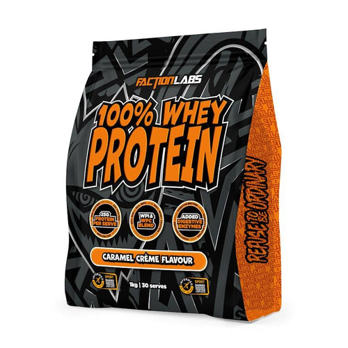 Faction Labs 100% Whey Protein - 30 serves Caramel Creme