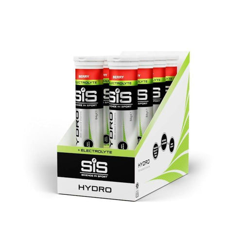 SiS GO Hydro Tablet 20 x 4g Tablets 8 Pack Berry