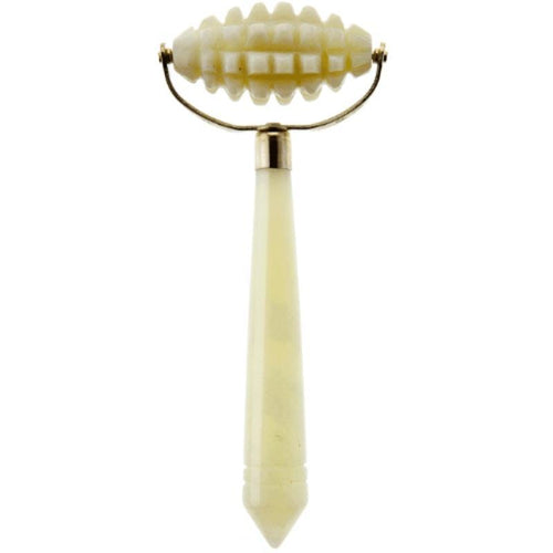 White Lotus Beauty Genuine Crystal Intensive Roller- Chemical Free Jade 1Unit