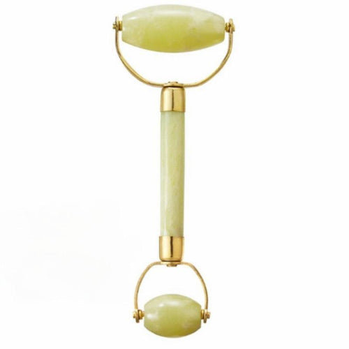 White Lotus Beauty Genuine Crystal  Roller- Chemical Free Jade 1Unit