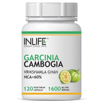 Inlife Garcinia Cambogia Extract Supplement, 1600 mg per serving - 120 Veg. Capsules.