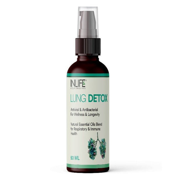 Inlife Lung Detox Ayurvedic Essential Oils Blend, 50ml.