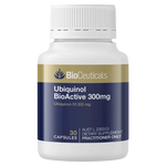 Ubiquinol BioActive 300mg 30 Capsules.