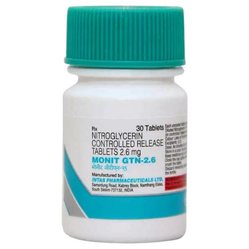 Monit GTN Controlled Release  (Glyceryl Trinitrate / Nitroglycerin).