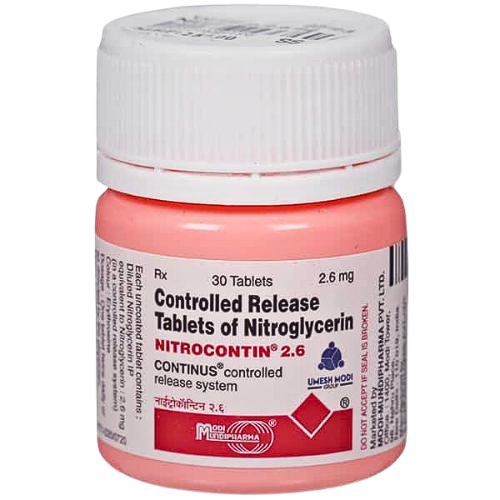 Nitrocontin Controlled Release Tablets (Glyceryl Trinitrate / Nitroglycerin)