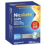 NICORETTE GUM FRESH MINT.