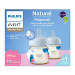 Avent Natural Response PPSU Baby Bottles 125ml 2 pack