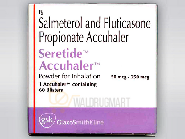 ADVAIR ROTACAPS 250/50mcg (Fluticasone/Salmeterol).
