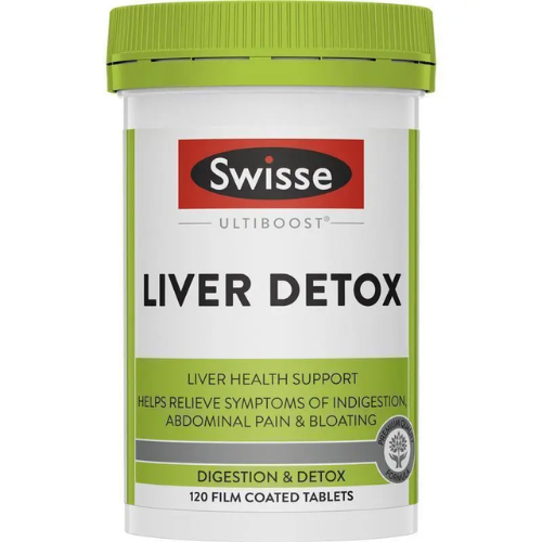 Swisse Ultiboost Liver Detox Tablets.