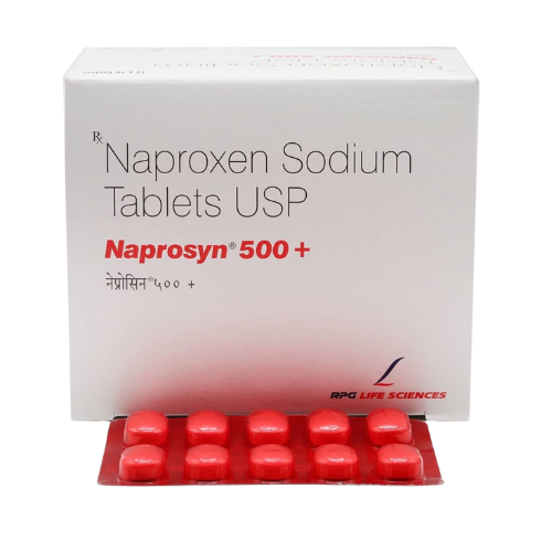 Naprosyn 500+ (Naproxen Sodium).